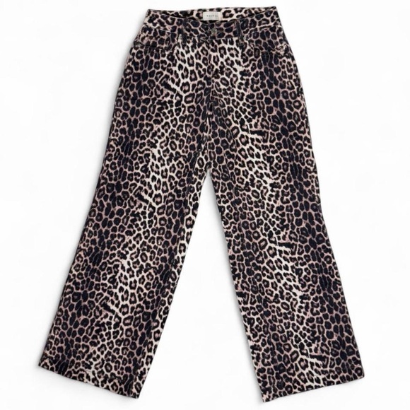 PacSun Denim - PacSun Casey Low Rise Baggy Leopard Print Jeans W23 Wide Leg Y2K Streetwear Chic